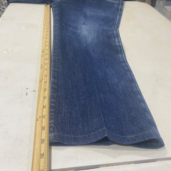 Polo Ralph Lauren Denim Jeans Authentic Dungarees Mens 36x30 Blue Straight Fit C - Picture 9 of 11